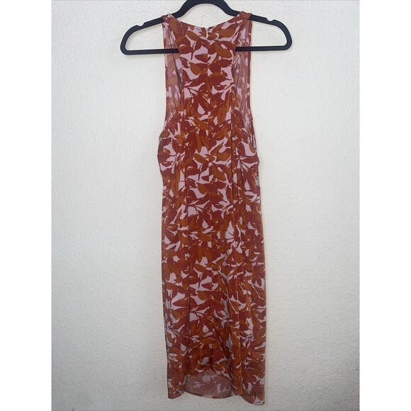 august 1 eight Floral Tank slip Dress Whimsical Fairy feminine romantic sexy L - Picture 7 of 10